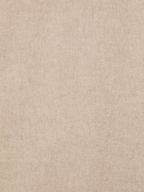 Max Mara embroidered-logo cashmere scarf - Neutrals