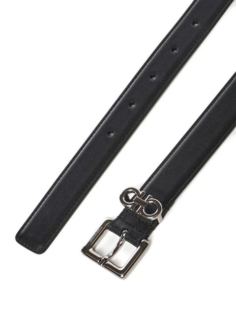 Ferragamo logo buckle leather belt - Black - zdjęcie produktu nr 2