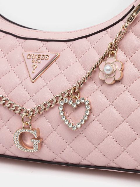 Guess torebka EVERLEE kolor różowy HWEG86 79180