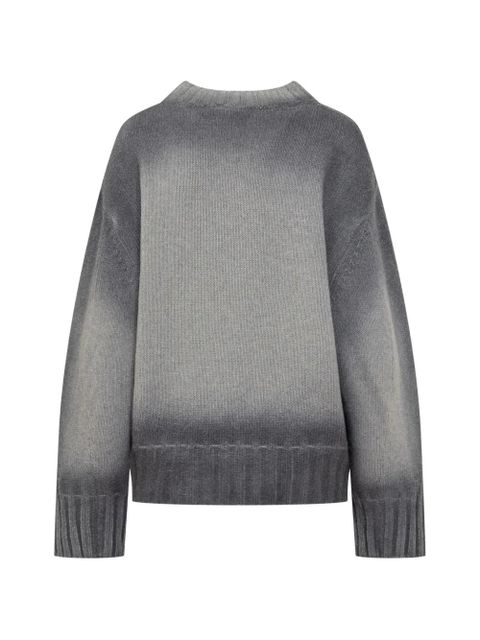 The Attico dip-dye knit sweater - Grey - zdjęcie produktu nr 2
