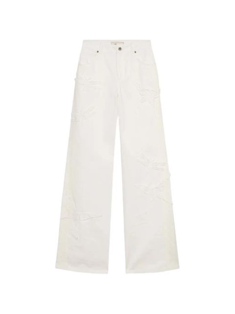 Blumarine butterfly lace jeans - White - zdjęcie produktu nr 1
