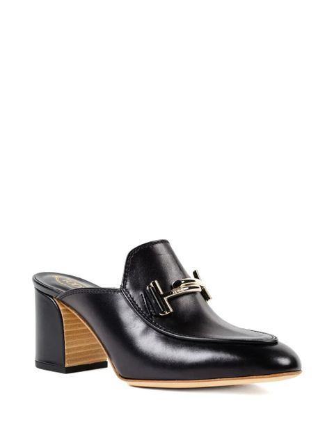 Tod's 80mm leather mules - Black
