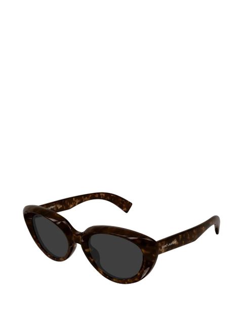 Saint Laurent Eyewear cat-eye grey lens sunglasses - Brown - zdjęcie produktu nr 2