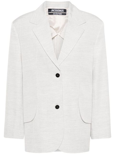 Jacquemus La Veste Titolo blazer - Grey - zdjęcie produktu nr 1