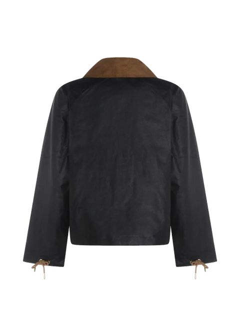 Barbour Marron Waxed zipped jacket - Black - zdjęcie produktu nr 2