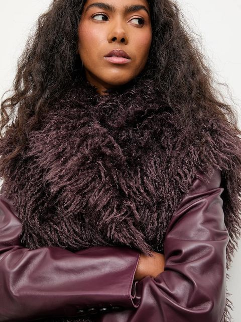 Answear.LAB bezrękawnik kolor brązowy przejściowy