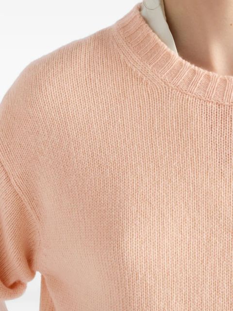 Prada short-sleeve crew-neck sweater - Pink