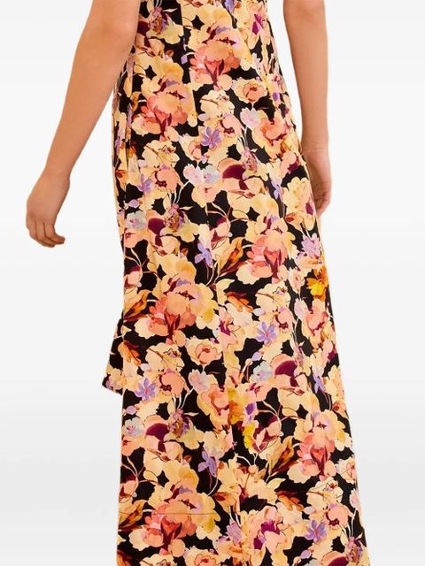 Ulla Johnson Georgia floral-print midi dress - Black