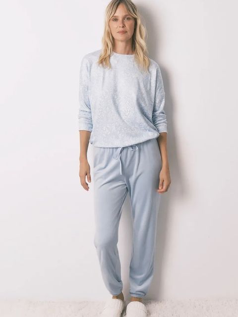 women'secret piżama damska kolor niebieski 3592446 - zdjęcie produktu nr 1