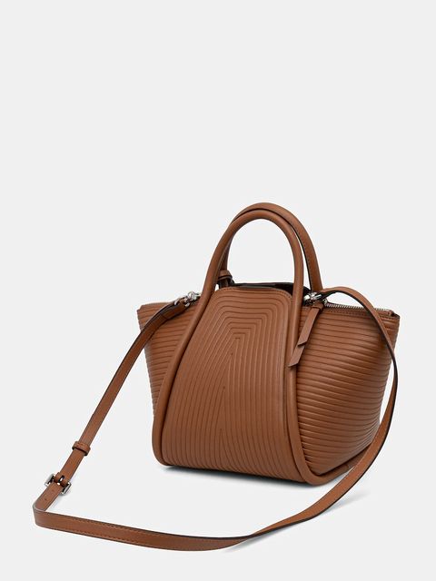 Karl Lagerfeld torebka K/WELLEN MD kolor brązowy B1W30044