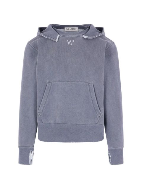 OUR LEGACY kangaroo-pocket hoodie - Blue - zdjęcie produktu nr 1