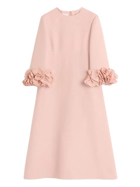 Valentino Garavani midi Crepe Couture midi dress - Pink - zdjęcie produktu nr 1