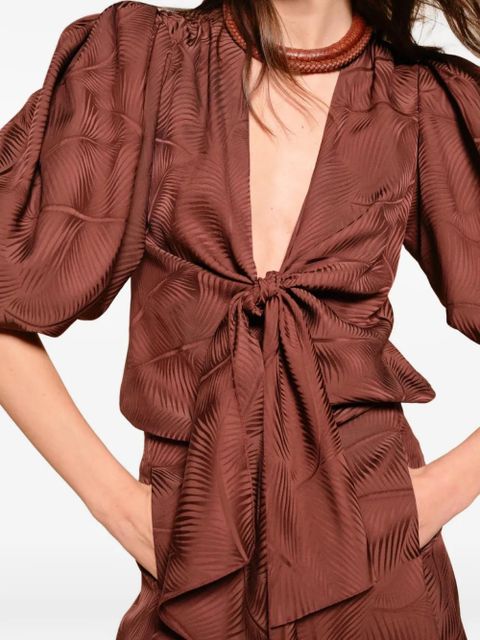 Johanna Ortiz Representative Rituals braided necklace - Brown - zdjęcie produktu nr 2