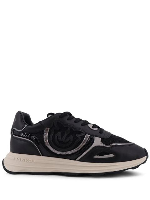 PINKO logo-appliqué sneakers - Black - zdjęcie produktu nr 1