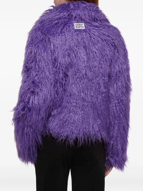 MC2 Saint Barth faux-fur coat - Purple