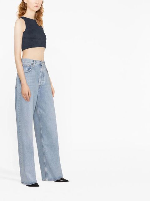 ROTATE BIRGER CHRISTENSEN cropped sleeveless top - Blue - zdjęcie produktu nr 2