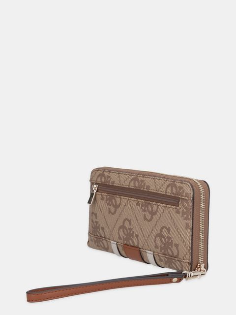 Guess portfel ERENIA damski kolor beżowy SWSO78 38146