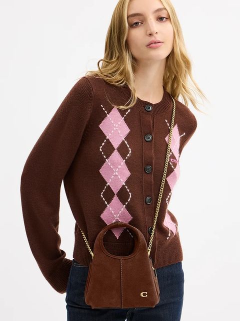 Coach torebka zamszowa Lana 19