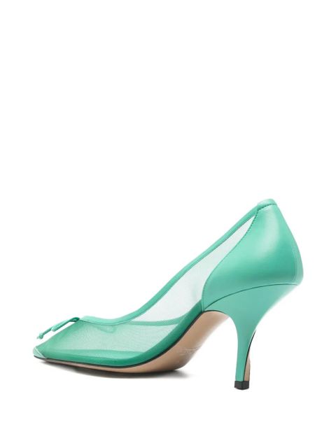 Jacquemus 80mm Les Escarpins Tourni pumps - Green
