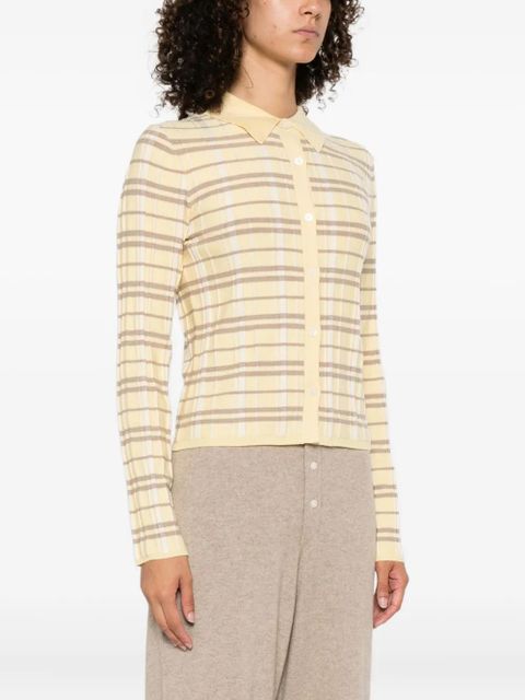 Guest In Residence Elle plaid cardigan - Yellow - zdjęcie produktu nr 2