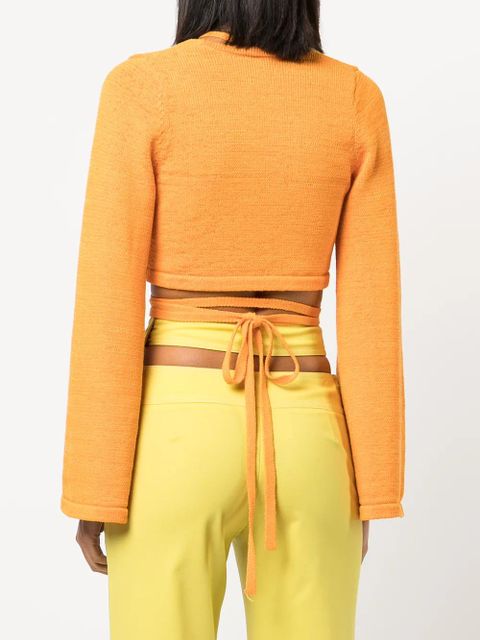 Cult Gaia Heather crop top - Gold