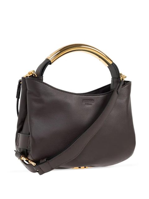 Moschino leather tote bag - Brown