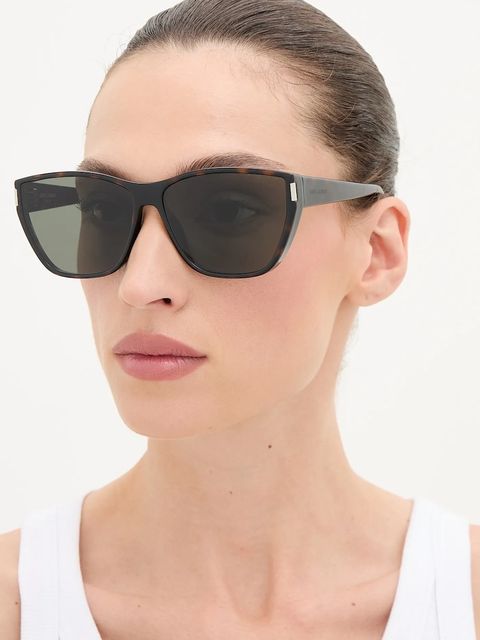 Saint Laurent okulary przeciwsłoneczne damskie kolor pomarańczowy SL 758 - zdjęcie produktu nr 1