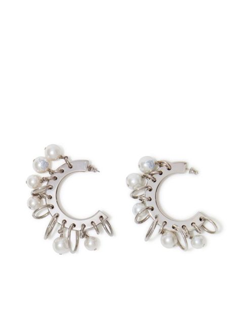 PUCCI Hoop earrings - Silver - zdjęcie produktu nr 1