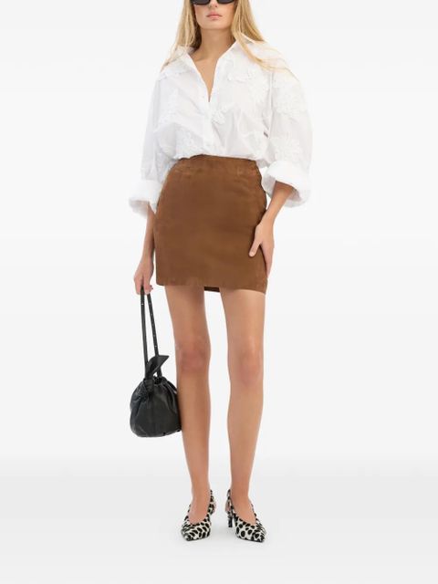 ROTATE BIRGER CHRISTENSEN flower oversized shirt - White - zdjęcie produktu nr 2