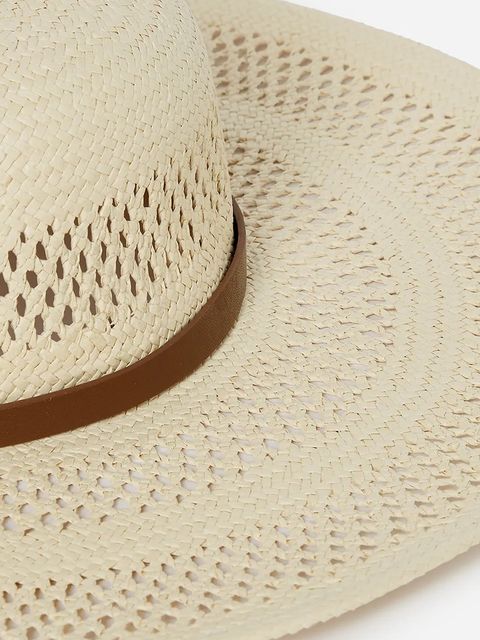 Karl Lagerfeld kapelusz kolor beżowy A2W33038