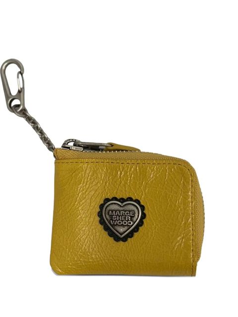 Marge Sherwood heart zipper leather wallet - Yellow - zdjęcie produktu nr 1