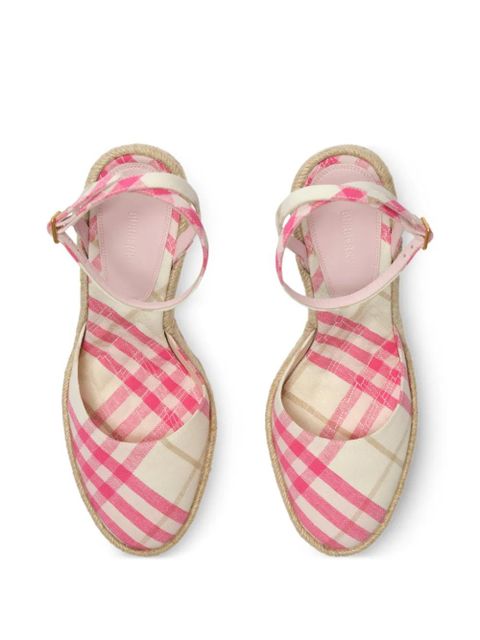 Burberry Check Mews espadrille pumps​ - Pink
