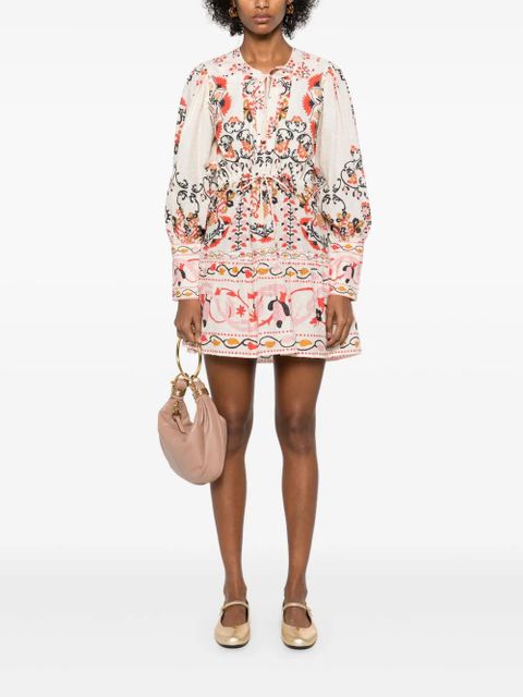 FARM Rio Mandala mini dress - Neutrals - zdjęcie produktu nr 2