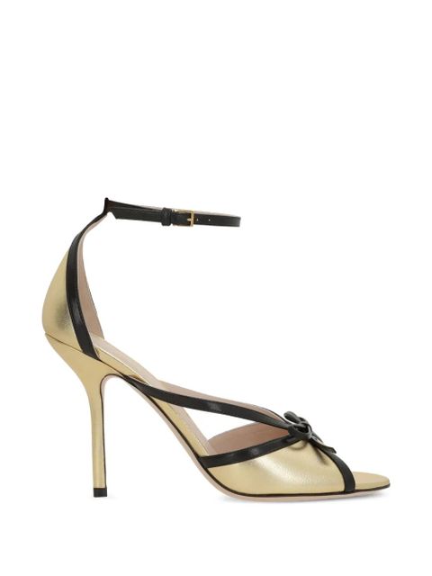 Valentino Garavani bow-embellishment pumps - Gold - zdjęcie produktu nr 1