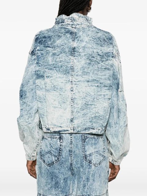 MARANT ÉTOILE zipped denim jacket - Blue