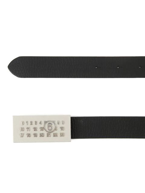 MM6 Maison Margiela Numeric belt - Black - zdjęcie produktu nr 2