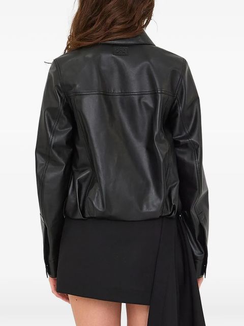 LOEWE button-up cropped jacket - Black - zdjęcie produktu nr 2
