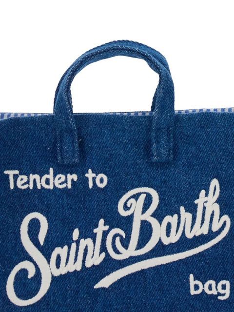 MC2 Saint Barth text tote bag - Blue