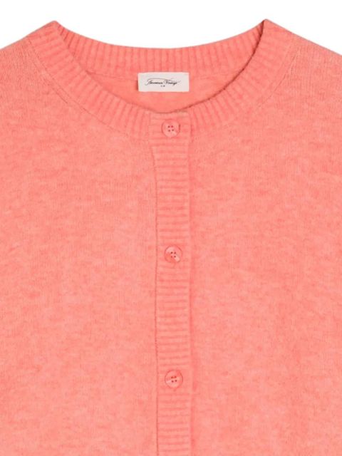 American Vintage Damsville long-sleeve cardigan - Pink