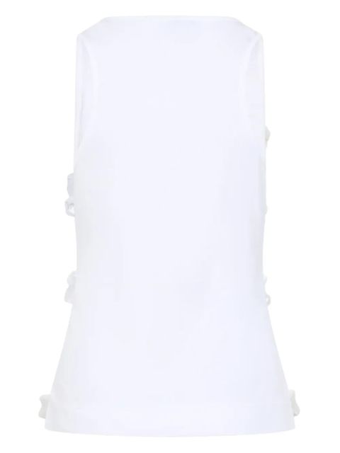 Simone Rocha ruffled top - White