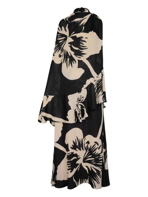 Johanna Ortiz Old Garden halterneck dress - Black