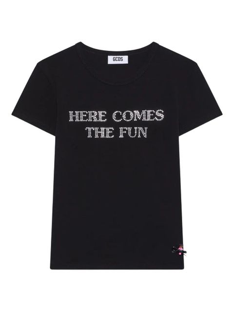 GCDS Polly Pocket Bling T-shirt - Black - zdjęcie produktu nr 1