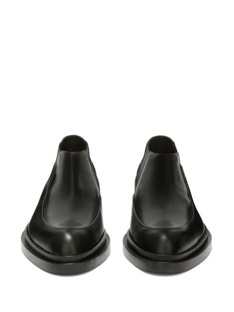 Jil Sander leather ankle boots - Black - zdjęcie produktu nr 2