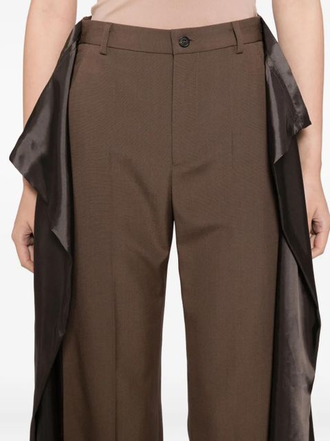 MM6 Maison Margiela panelled trousers - Brown - zdjęcie produktu nr 2