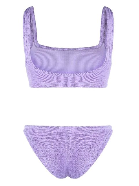 Hunza G mid-rise crinkled bikini set - Purple - zdjęcie produktu nr 2