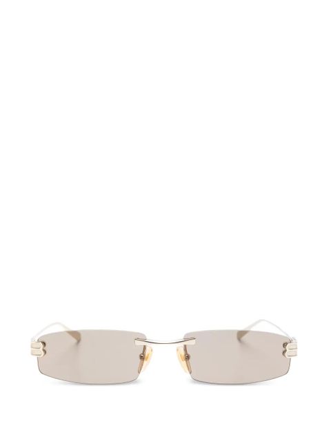 Balenciaga Eyewear rectangle sunglasses - Gold - zdjęcie produktu nr 1