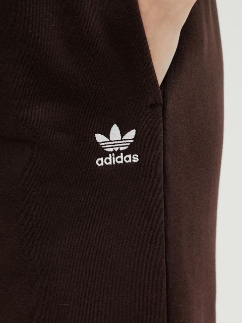 adidas Originals spodnie dresowe Essentials damskie kolor brązowy gładkie KC9135