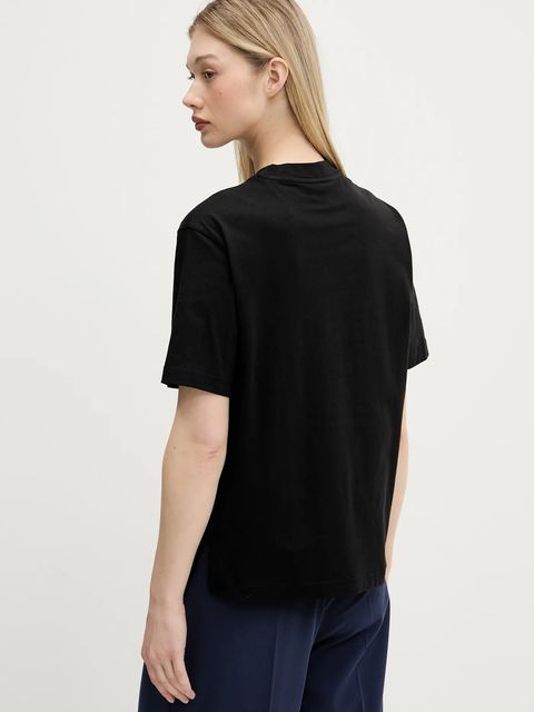 Karl Lagerfeld Jeans t-shirt bawełniany damski kolor czarny A3W17041