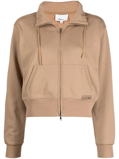3.1 Phillip Lim drawstring-collar bomber jacket - Neutrals - zdjęcie produktu nr 1