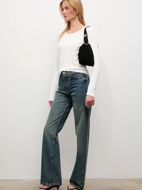 Answear.LAB longsleeve z jedwabiem - zdjęcie produktu nr 1